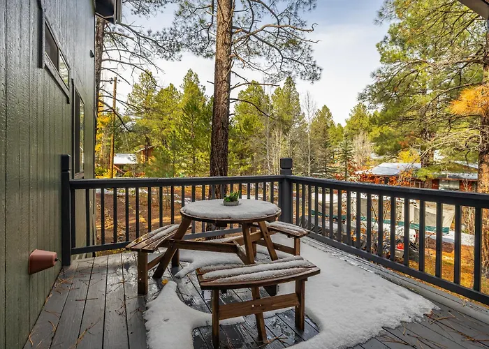 Modern Mountain With Wall-of-windows Forest Views. * Flagstaff