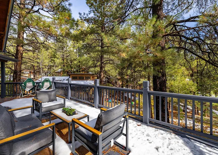 Modern Mountain With Wall-of-windows Forest Views. *